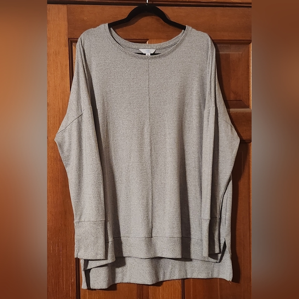 Time and Tru Grey long sleeve sweater